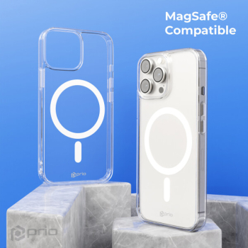 prio Protective Case MAG for iPhone 15 Pro clear